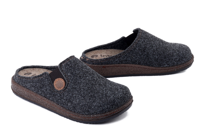 INBLU NL-10 025 szary, kapcie damskie