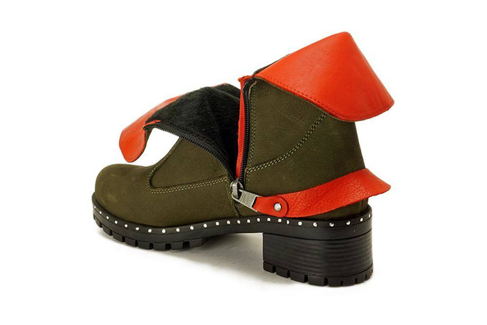 ARTIKER RELAKS 45C919 zielony, botki damskie