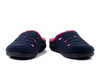 INBLU ET-33 004 granatowy, kapcie damskie