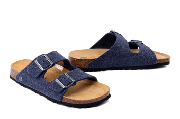 DR. BRINKMANN 220068-05 blau, klapki męskie