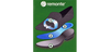 RIEKER REMONTE R3518-15 blue combination, półbuty  damskie