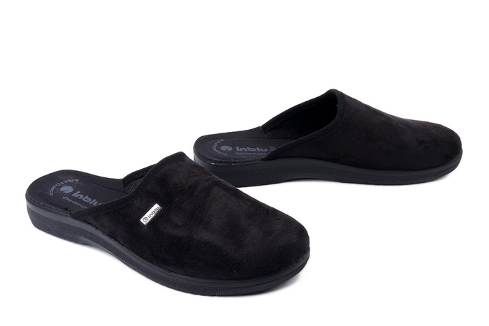 INBLU DG-75U 014 czarny, kapcie męskie
