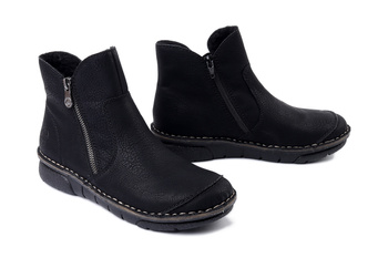 nana Śniegowce damskie na platformie beżowe Dstreet ZY1075