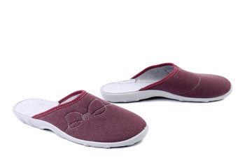 BEFADO 235D 216 bordo, kapcie damskie