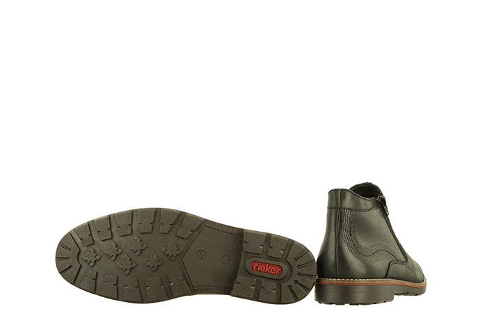 RIEKER 35381-00 black, botki męskie