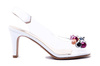 BRENDA ZARO T4027 white, sandały damskie