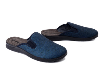 INBLU BG-59 004 granatowy, kapcie męskie