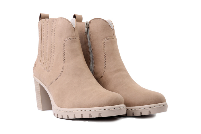 RIEKER Y2571-20 brown, botki damskie