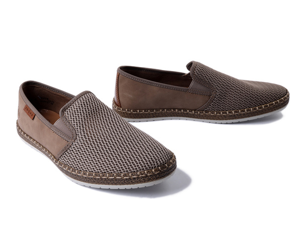 RIEKER B5265-65 beige, pólbuty męskie