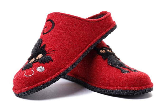 DR. BRINKMANN 320017-04 rot, kapcie/klapki damskie