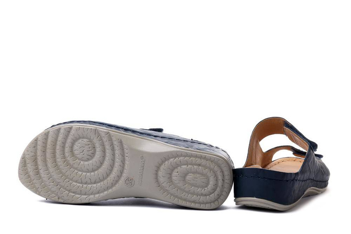 DR. BRINKMANN 700048-05 blau, klapki profilaktyczne damskie