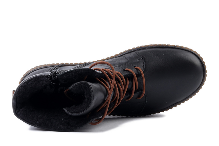 RIEKER Y4303-00 black, trzewiki damskie