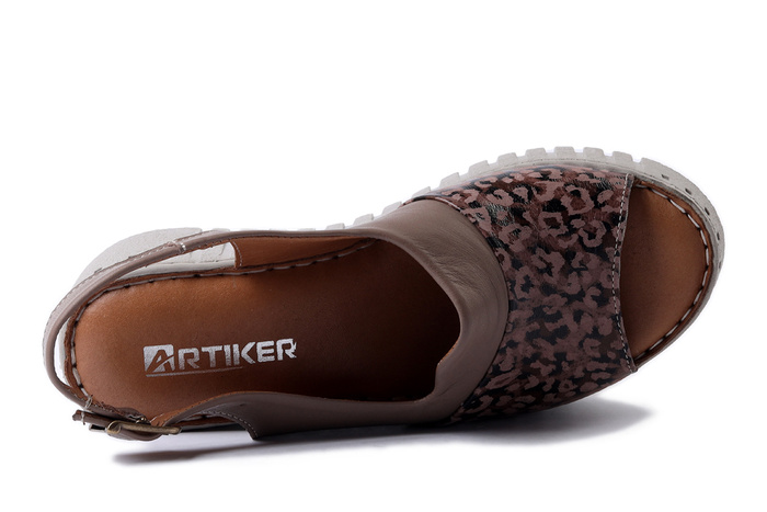 ARTIKER RELAKS 56C0959 szary, sandały damskie