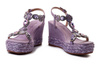 ALMA EN PENA V23510 suede lilac, sandały damskie