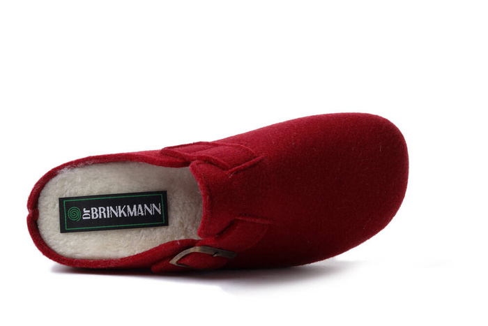 DR. BRINKMANN 320235-41 bordeaux, kapcie damskie