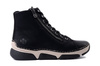 RIEKER 45920-01 black, trzewiki damskie