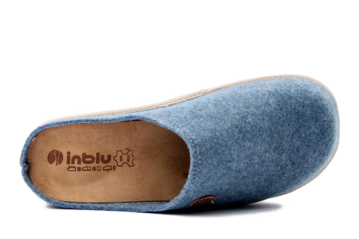 INBLU CS-47 034 błękitny, kapcie damskie
