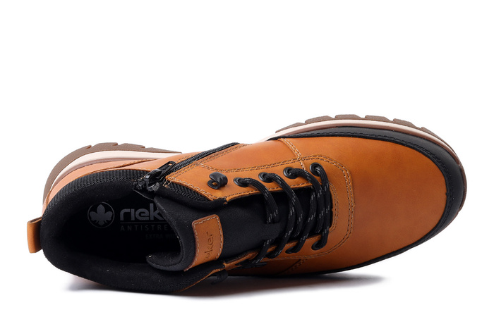 RIEKER TEX B9300-20 brown combination, trzewiki męskie