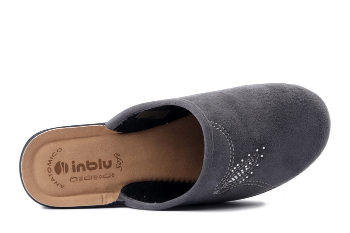 INBLU CF-48 025 szary, kapcie damskie