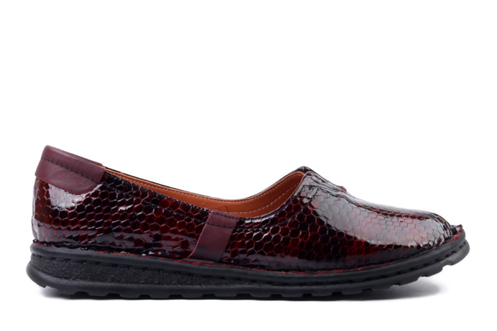 ARTIKER RELAKS 56C0058 bordowy, półbuty damskie