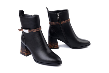 ARTIKER RELAKS 57C1079 czarny, botki damskie