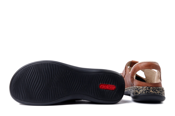 RIEKER 46397-22 brown, sandały damskie