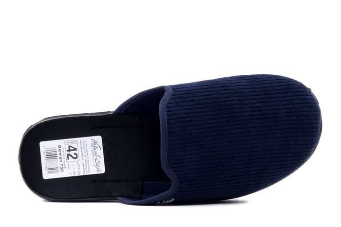 METEOR 750 Damian granat, kapcie męskie