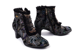 LAURA VITA 0007064 Elcodieo 224 indigo, botki damskie