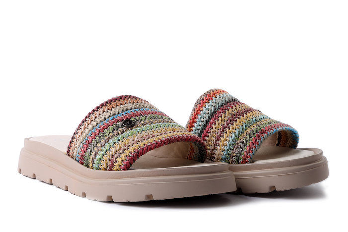 HELIOS KOMFORT 156 tricolor, klapki damskie