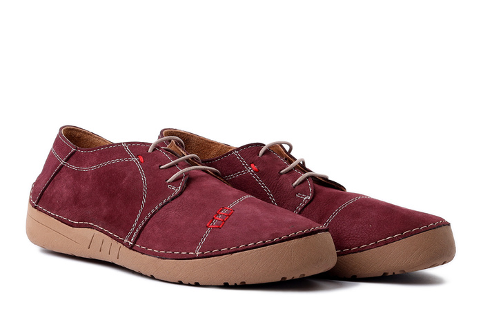 ARTIKER RELAKS 57C2111 burgund/bordowy, półbuty damskie