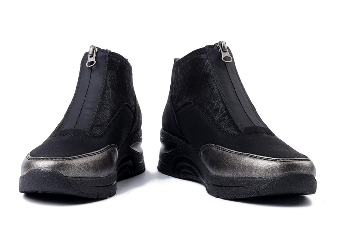 RIEKER N9362-01 black combination, botki damskie