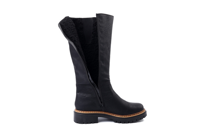 RIEKER 72694-00 black, kozaki damskie
