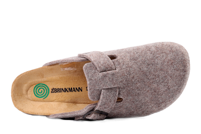 DR. BRINKMANN 220067-21 mittelbraun, kapcie męskie