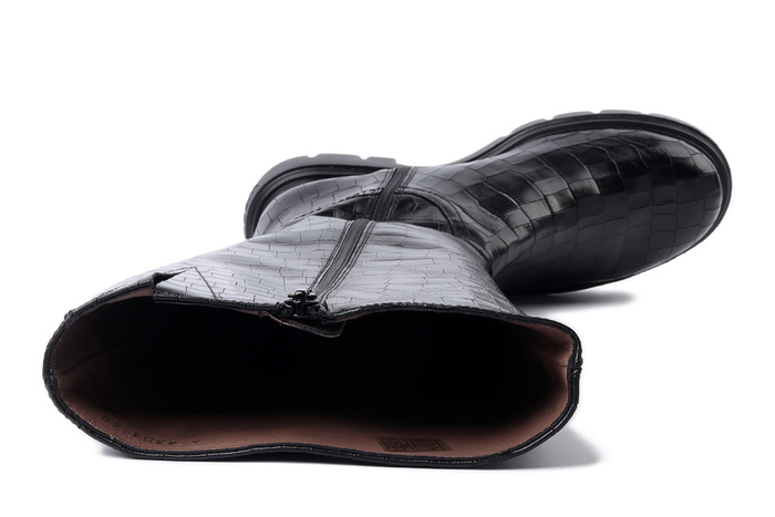 WONDERS A-4304 negro, kozaki damskie