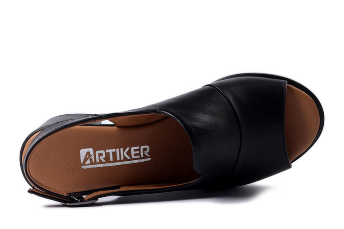 ARTIKER RELAKS 56C0875 czarny, sandały damskie