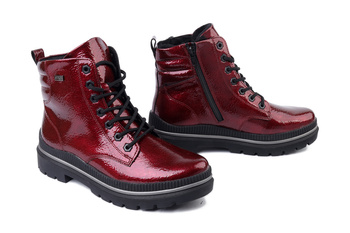 RIEKER REMONTE D0C82-33 red, trzewiki damskie