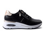 RIEKER REMONTE D2H01-03 black combination, półbuty damskie
