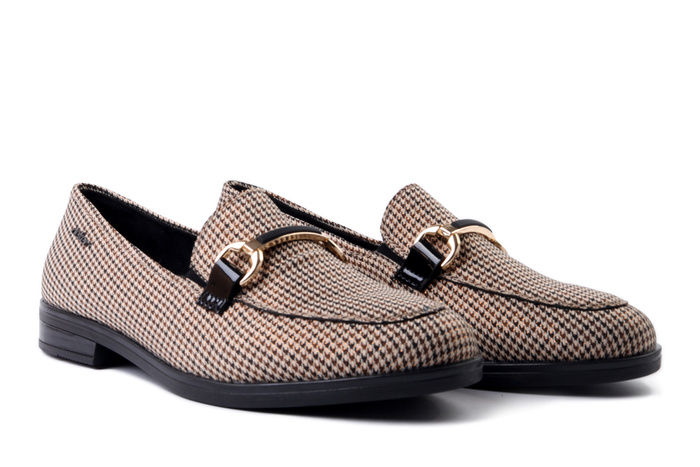 RIEKER 46264-60 beige, półbuty damskie