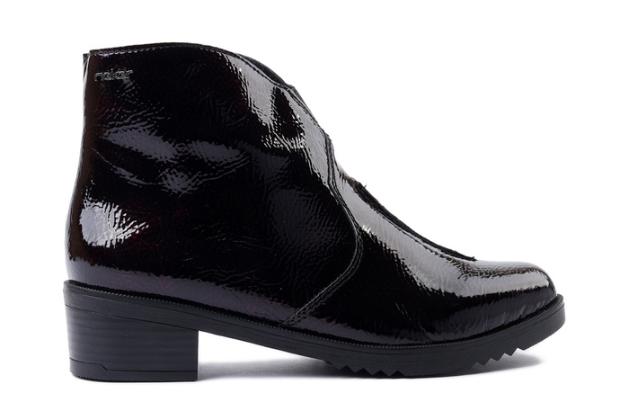 RIEKER Y0553-35 red, botki damskie