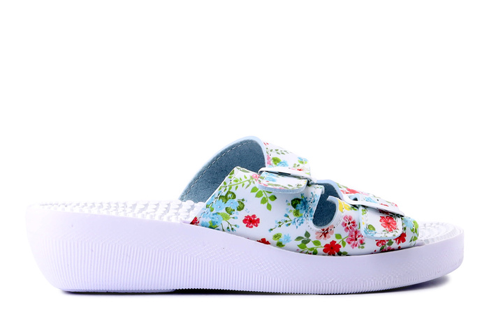 SANITAL FLEX KF-02 multi white, klapki damskie