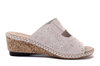 RIEKER 66191-60 beige, klapki damskie
