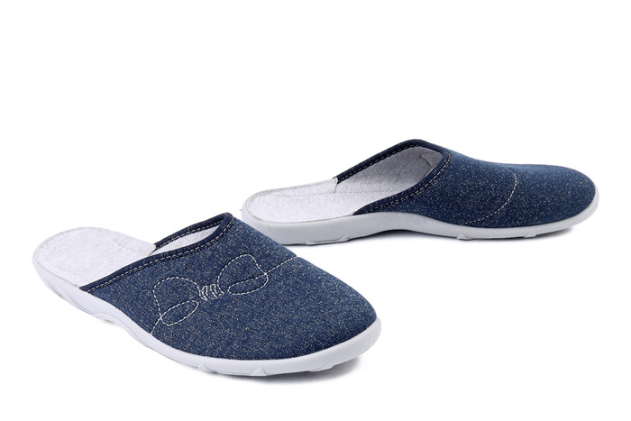 BEFADO 235D 217 granat, kapcie damskie