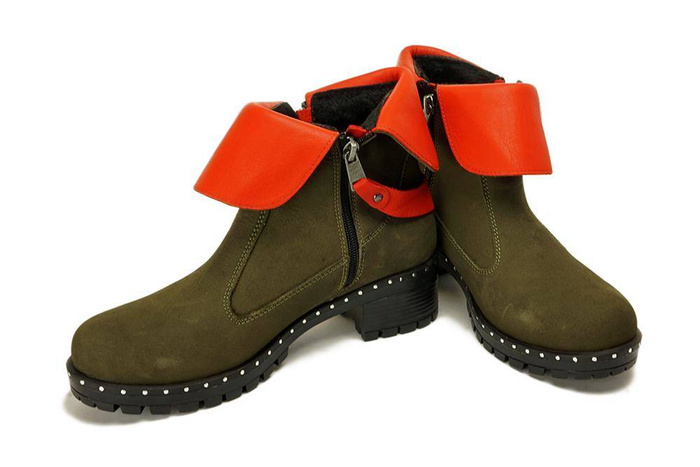 ARTIKER RELAKS 45C919 zielony, botki damskie