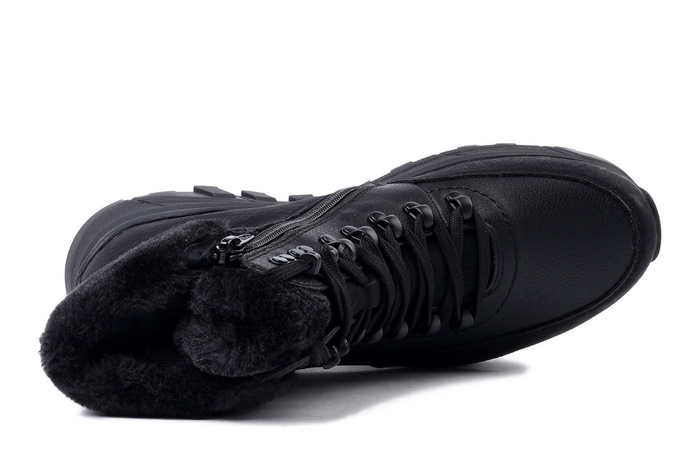 RIEKER TEX W0063-02 black, trzewiki damskie