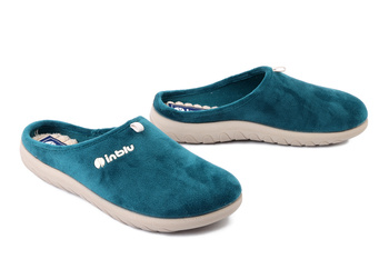 INBLU ET-37 033 ciemny zielony, kapcie damskie