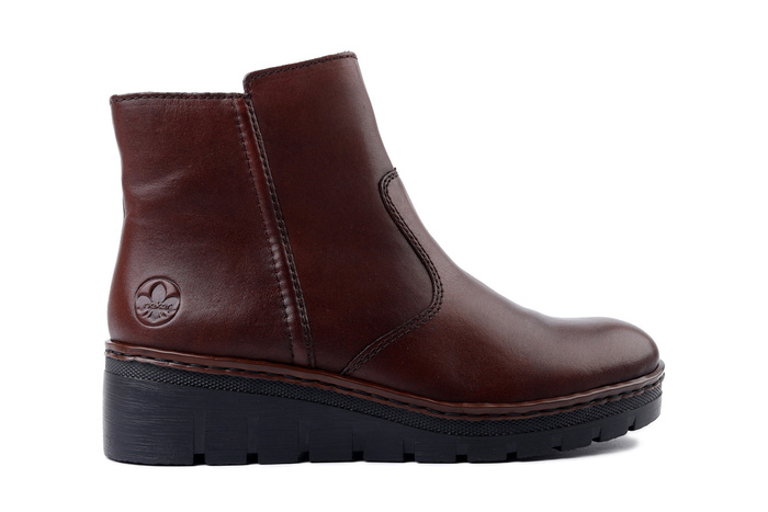RIEKER X9165-27 brown, botki damskie