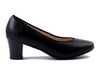 RIEKER 44650-04 black, czółenka damskie