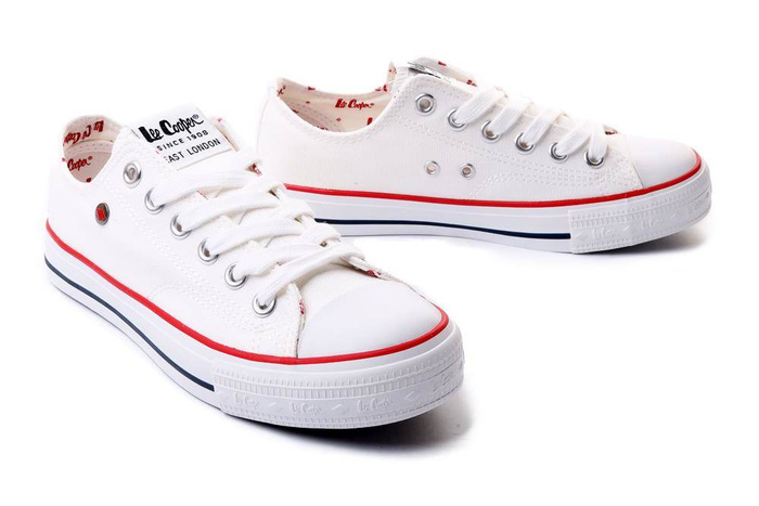 LEE COOPER LCW-22-31-0875L white, półtrampki damskie