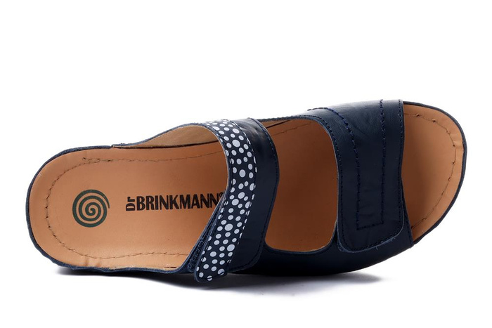 DR. BRINKMANN 700048-05 blau, klapki profilaktyczne damskie