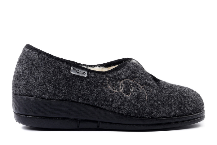 BEFADO DR ORTO 940D 357 szary, kapcie damskie